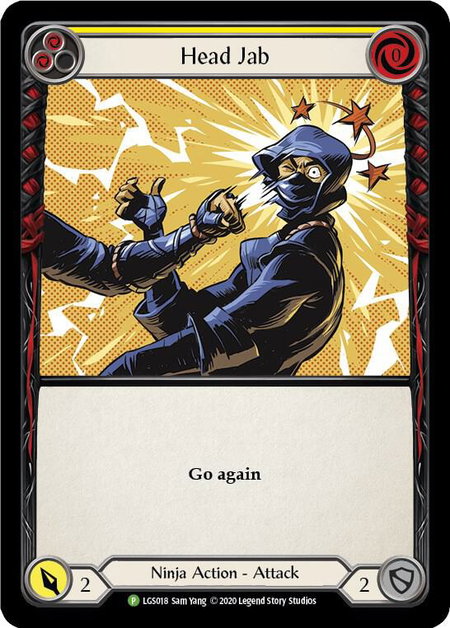 Head Jab (Yellow) - LGS018 - Flesh and Blood: Promo Cards Flesh and Blood trading card