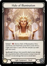 Halo of Illumination - Blitz Deck: Monarch - Boltyn (BOL) #BOL005 - Common Flesh and Blood Trading Card