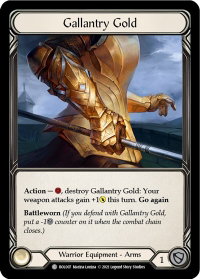 Gallantry Gold - Blitz Deck: Monarch - Boltyn (BOL) #BOL007 - Common Flesh and Blood Trading Card