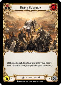 Rising Solartide (Red) - Blitz Deck: Monarch - Boltyn (BOL) #BOL025 - Common Flesh and Blood Trading Card