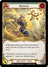 Illuminate (Blue) - Blitz Deck: Monarch - Boltyn (BOL) #BOL027 - Common Flesh and Blood Trading Card
