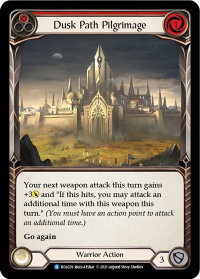 Dusk Path Pilgrimage (Red) - Blitz Deck: Monarch - Boltyn (BOL) #BOL029 - Rare Flesh and Blood Trading Card