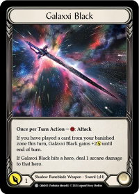 Galaxxi Black - Blitz Deck: Monarch - Chane (CHN) #CHN003 - Rare Flesh and Blood Trading Card
