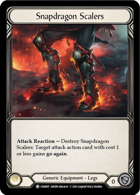 Snapdragon Scalers - Blitz Deck: Monarch - Chane Flesh and Blood trading card