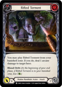 Rifted Torment (Red) - Blitz Deck: Monarch - Chane (CHN) #CHN012 - Common Flesh and Blood Trading Card