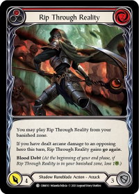 Rip Through Reality (Red) - Blitz Deck: Monarch - Chane (CHN) #CHN013 - Common Flesh and Blood Trading Card
