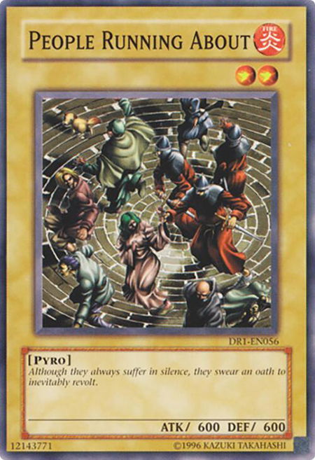 People Running About - Dark Revelation Volume 1 YuGiOh trading card