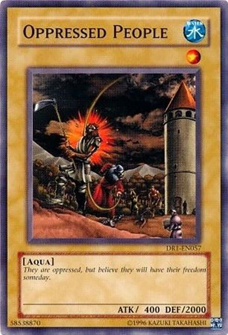 Oppressed People - Dark Revelation Volume 1 YuGiOh trading card