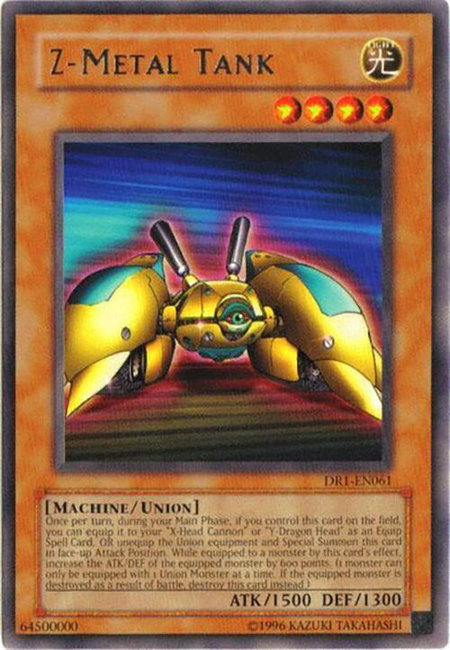 Z-Metal Tank - Dark Revelation Volume 1 YuGiOh trading card