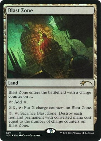 Blast Zone - Secret Lair Series Magic: The Gathering trading card