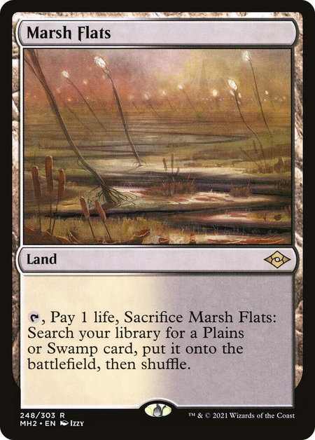 Marsh Flats - Modern Horizons 2 Magic: The Gathering trading card