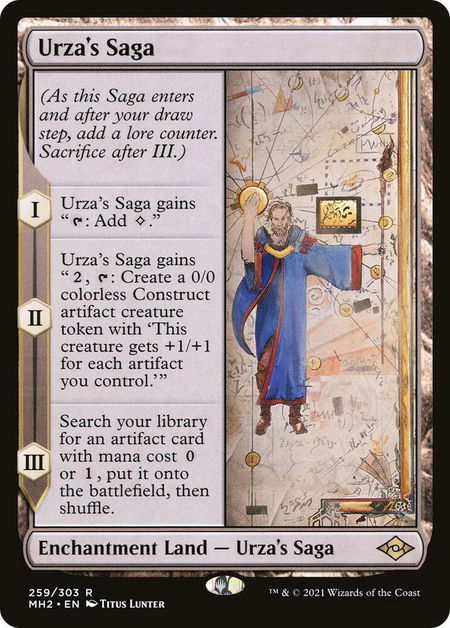 Urza's Saga - Modern Horizons 2 Magic: The Gathering trading card