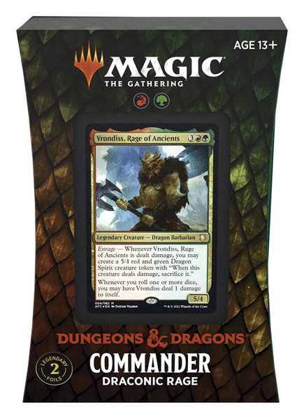 Adventures in the Forgotten Realms - Draconic Rage Commander Deck trading card from Commander: Adventures in the Forgotten Realms Adventures in the Forgotten Realms - Draconic Rage Commander Deck - Commander: Adventures in the Forgotten Realms Magic: The Gathering trading card