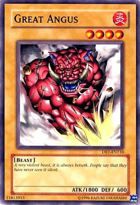 Great Angus - Dark Revelation Volume 1 YuGiOh trading card