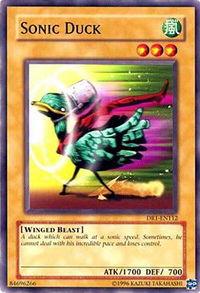 Sonic Duck - Dark Revelation Volume 1 (DR1) #DR1-EN112 - Common / Short Print YuGiOh Trading Card