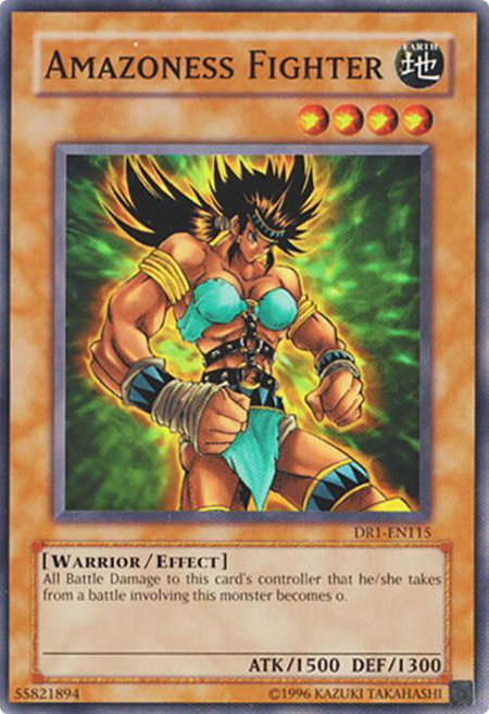 Amazoness Fighter - Dark Revelation Volume 1 YuGiOh trading card