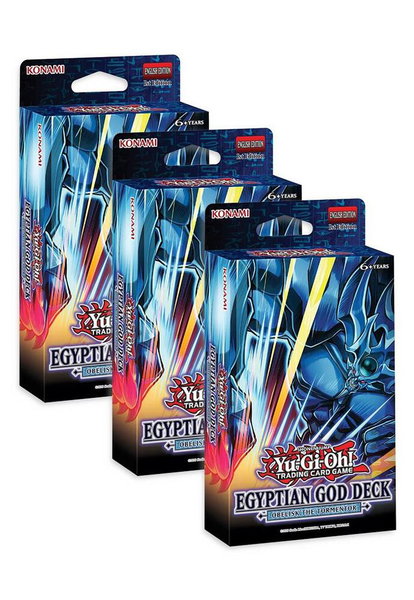 Egyptian God Deck: Obelisk the Tormentor [1st Edition] - Set of 3 - Egyptian God Deck: Obelisk the Tormentor YuGiOh trading card