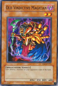 Old Vindictive Magician - Dark Revelation Volume 1 (DR1) #DR1-EN122 - Common / Short Print YuGiOh Trading Card