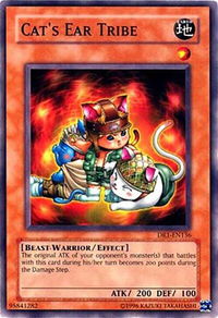 Cat's Ear Tribe - Dark Revelation Volume 1 (DR1) #DR1-EN136 - Common / Short Print YuGiOh Trading Card