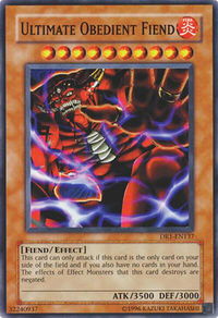 Ultimate Obedient Fiend - Dark Revelation Volume 1 (DR1) #DR1-EN137 - Common / Short Print YuGiOh Trading Card