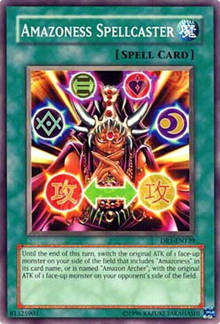 Amazoness Spellcaster - Dark Revelation Volume 1 YuGiOh trading card