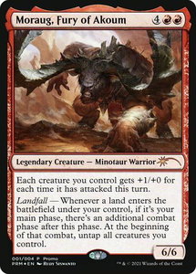 Moraug, Fury of Akoum - Unique and Miscellaneous Promos (UMP) #1 - Promo Magic: The Gathering Trading Card