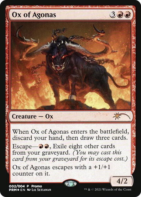 Ox of Agonas - Unique and Miscellaneous Promos Magic: The Gathering trading card