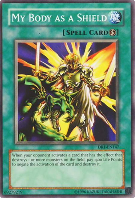 My Body as a Shield - Dark Revelation Volume 1 YuGiOh trading card