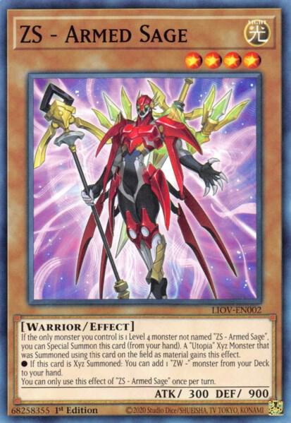 ZS - Armed Sage - Lightning Overdrive YuGiOh trading card