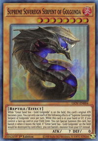 Supreme Sovereign Serpent of Golgonda - Lightning Overdrive (LIOV) #LIOV-EN004 - Super Rare YuGiOh Trading Card