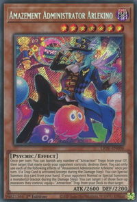 Amazement Administrator Arlekino - Lightning Overdrive (LIOV) #LIOV-EN006 - Secret Rare YuGiOh Trading Card
