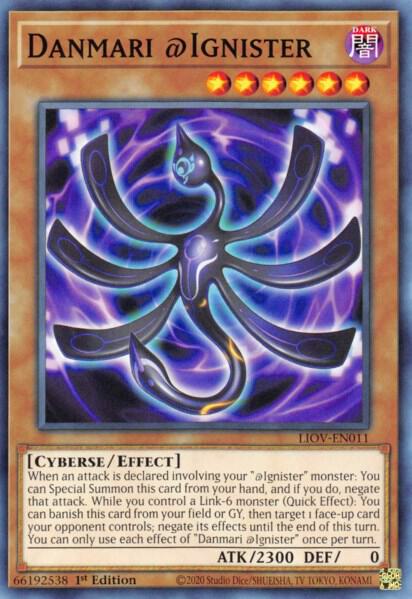 Danmari @Ignister - Lightning Overdrive YuGiOh trading card