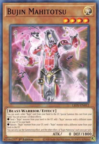 Bujin Mahitotsu - Lightning Overdrive YuGiOh trading card