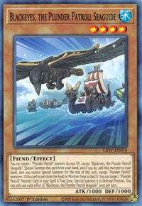 Blackeyes, the Plunder Patroll Seaguide - Lightning Overdrive (LIOV) #LIOV-EN018 - Common / Short Print YuGiOh Trading Card