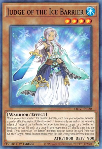 Judge of the Ice Barrier - Lightning Overdrive YuGiOh trading card