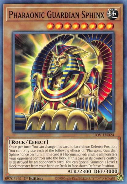 Pharaonic Guardian Sphinx - Lightning Overdrive YuGiOh trading card
