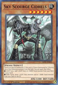 Sky Scourge Cidhels - Lightning Overdrive (LIOV) #LIOV-EN025 - Common / Short Print YuGiOh Trading Card