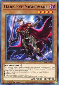 Dark Eye Nightmare - Lightning Overdrive (LIOV) #LIOV-EN027 - Common / Short Print YuGiOh Trading Card