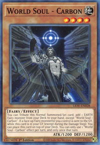 World Soul - Carbon - Lightning Overdrive (LIOV) #LIOV-EN028 - Common / Short Print YuGiOh Trading Card