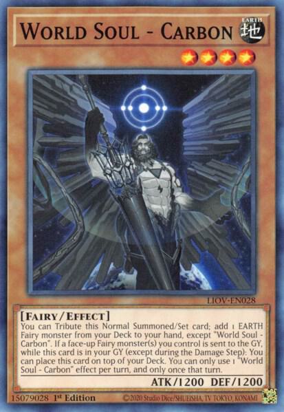 World Soul - Carbon - Lightning Overdrive YuGiOh trading card