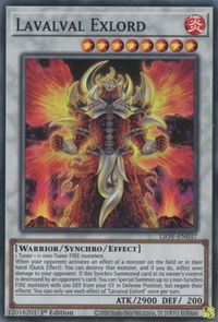 Lavalval Exlord - Lightning Overdrive (LIOV) #LIOV-EN037 - Super Rare YuGiOh Trading Card