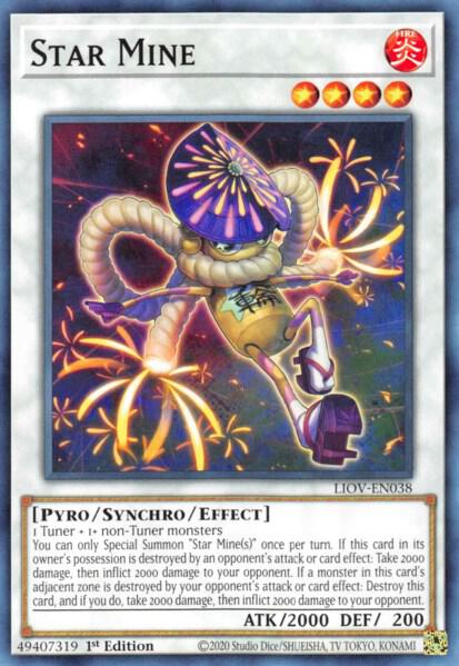 Star Mine - Lightning Overdrive YuGiOh trading card
