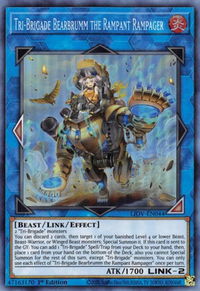 Tri-Brigade Bearbrumm the Rampant Rampager - Lightning Overdrive (LIOV) #LIOV-EN044 - Super Rare YuGiOh Trading Card
