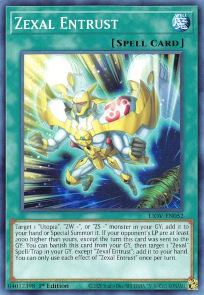 Zexal Entrust - Lightning Overdrive YuGiOh trading card