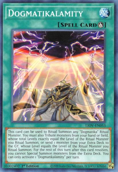Dogmatikalamity - Lightning Overdrive YuGiOh trading card