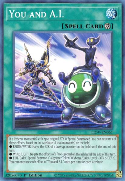 You and A.I. - Lightning Overdrive YuGiOh trading card