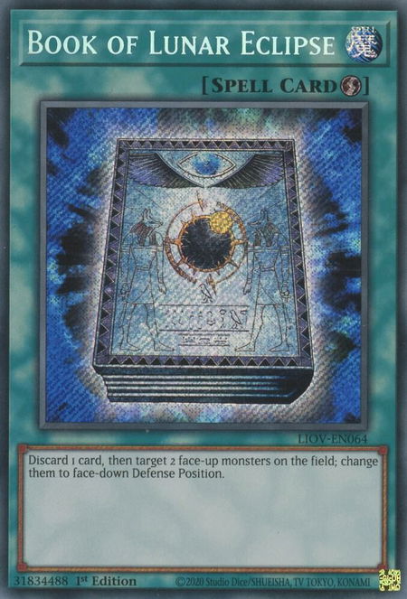 Book of Lunar Eclipse - Lightning Overdrive YuGiOh trading card
