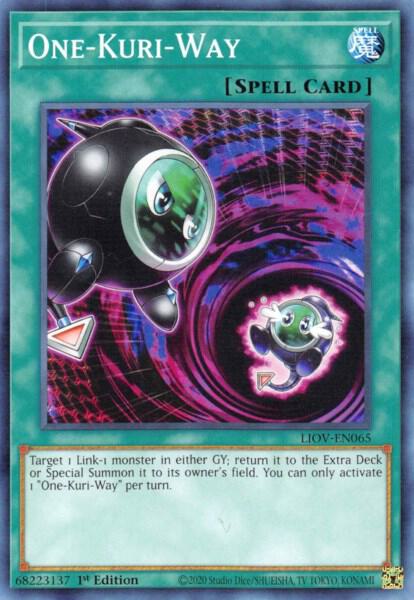 One-Kuri-Way - Lightning Overdrive YuGiOh trading card