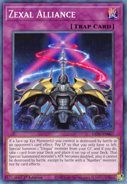 Zexal Alliance - Lightning Overdrive YuGiOh trading card