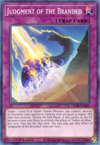 Judgment of the Branded - Lightning Overdrive (LIOV) #LIOV-EN069 - Common / Short Print YuGiOh Trading Card